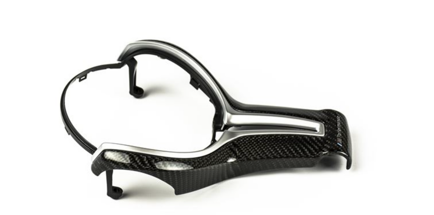 BMW F80 OEM M Performance Carbon Fiber Sport Steering Wheel Insert