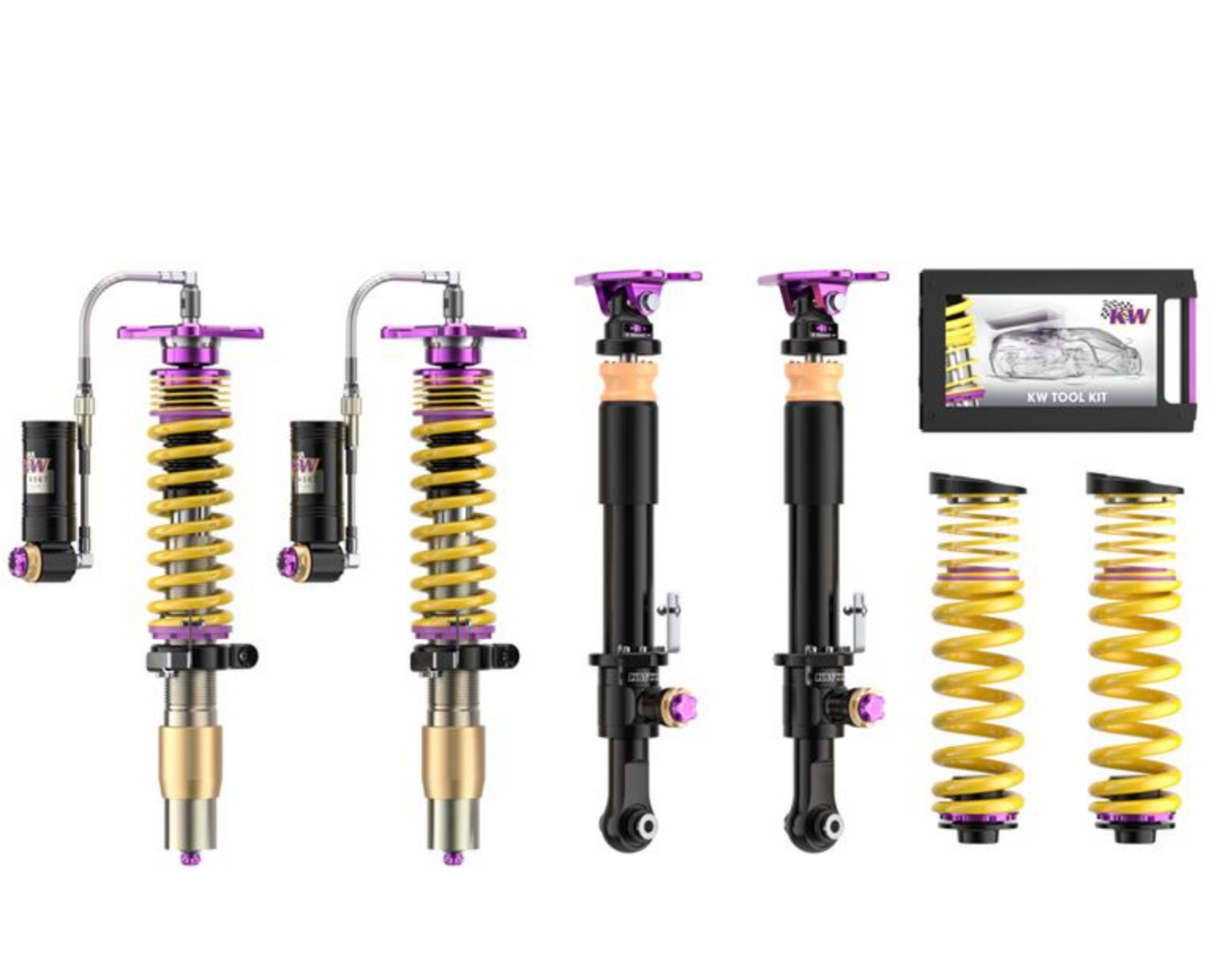 BMW G82 KW V4 Clubsport Coilover Kit w/EDC Delete