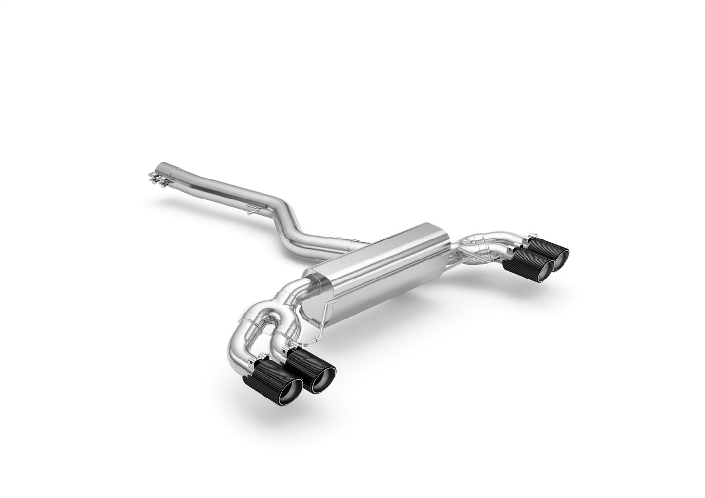 BMW G20 Eisenmann Rear Muffler Quad-Tip "LeMans" Chrome/Black