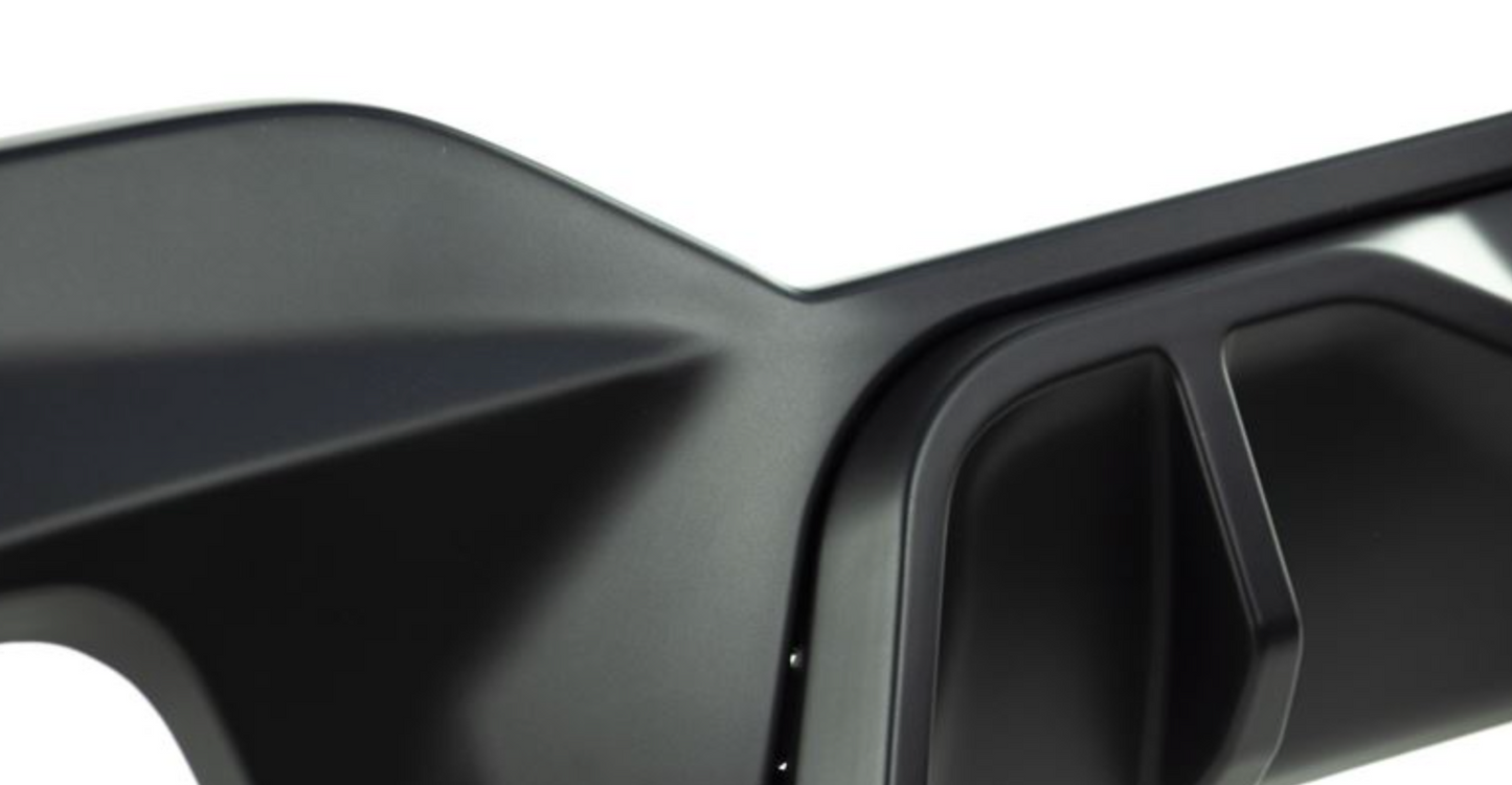 DrachenWerks Originalteile BMW G20 Performance Rear Diffuser- Matte Black, Quad Tip