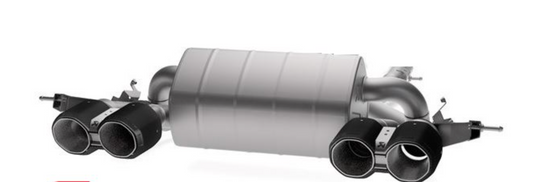 BMW G80 Akrapović Sport Rear Muffler, Slip-On Line (Titanium)