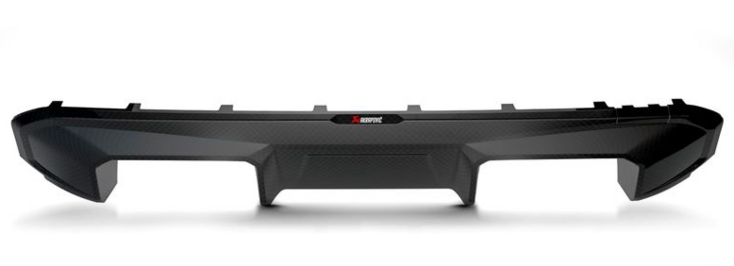 BMW G80 Akrapović Rear Diffuser- Matte Carbon Fiber