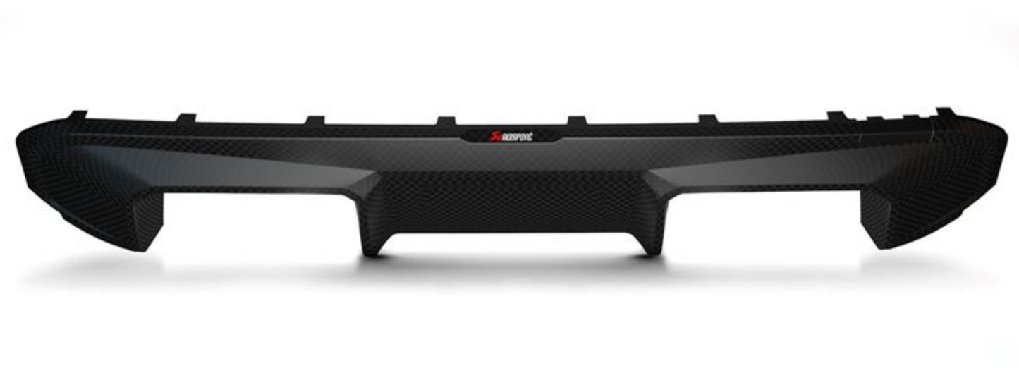 BMW G80 Akrapović Rear Diffuser- Gloss Carbon Fiber