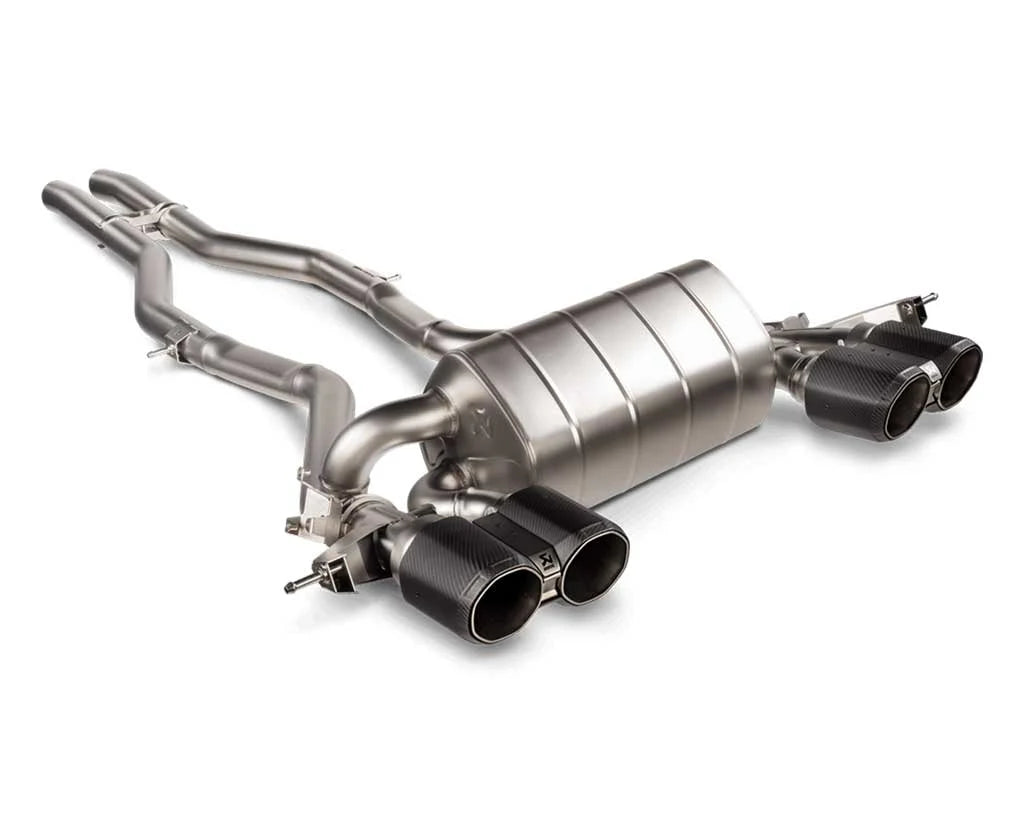 BMW G87 M2 Akropovic Titanium Exhaust - Slip-On Silencer (No tips)